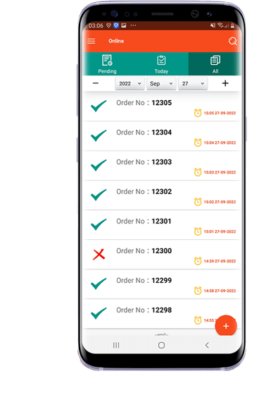 客户下订单后，他们将通过手机拨打电话。 （如果你已经有一个）